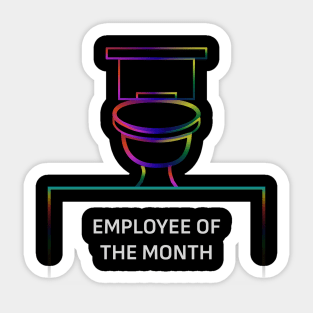 employee of the month Sticker